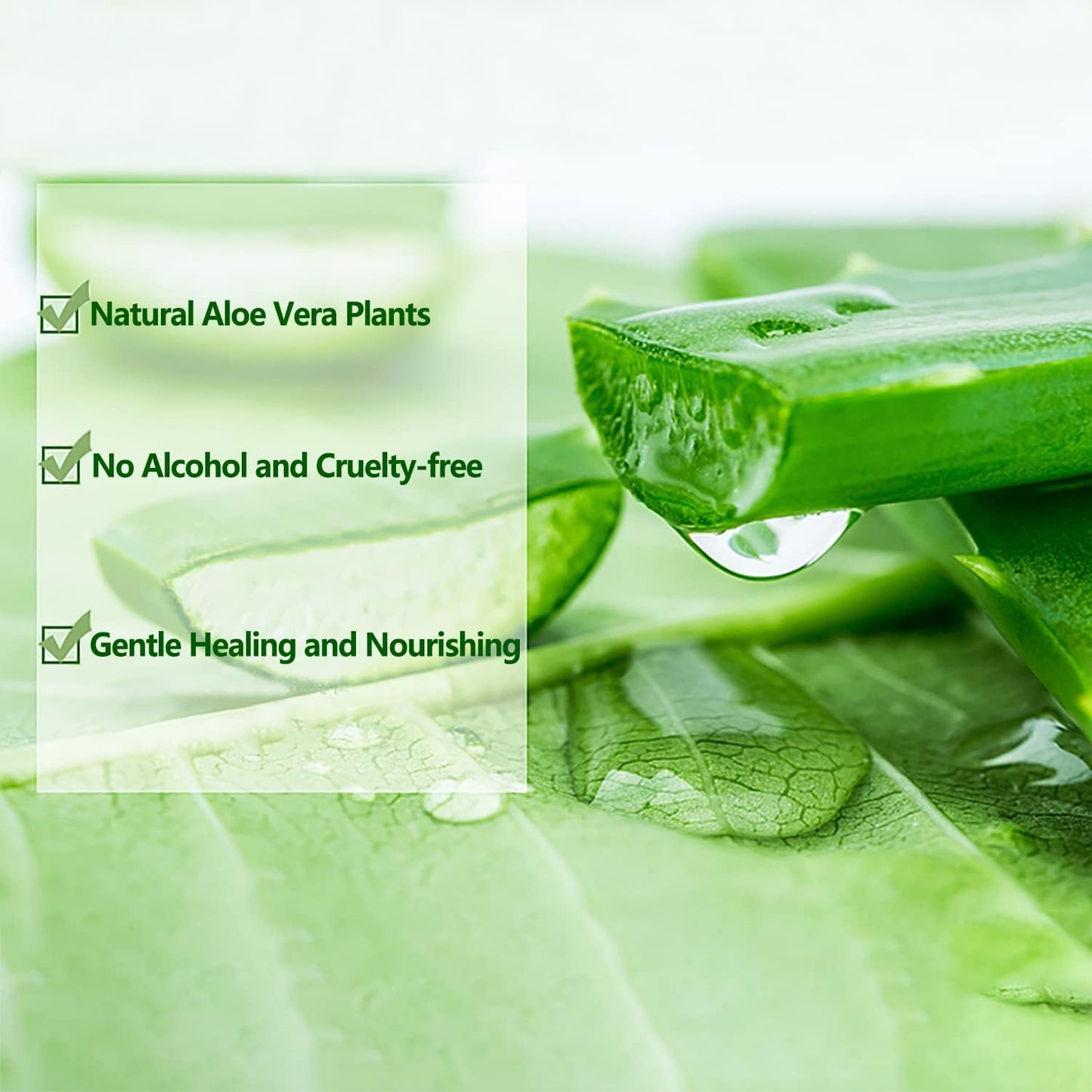 300 Ml Aloe Vera Gel - Crema Idratante Aloe Vera Pura Al 99% per Viso E Corpo, Crema Naturale All'Aloe per Pelli Secche, Scottature, Acne